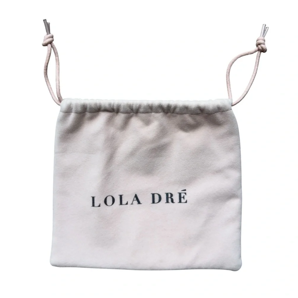 Lola Dre Light Pink Dust Drawstring Bag